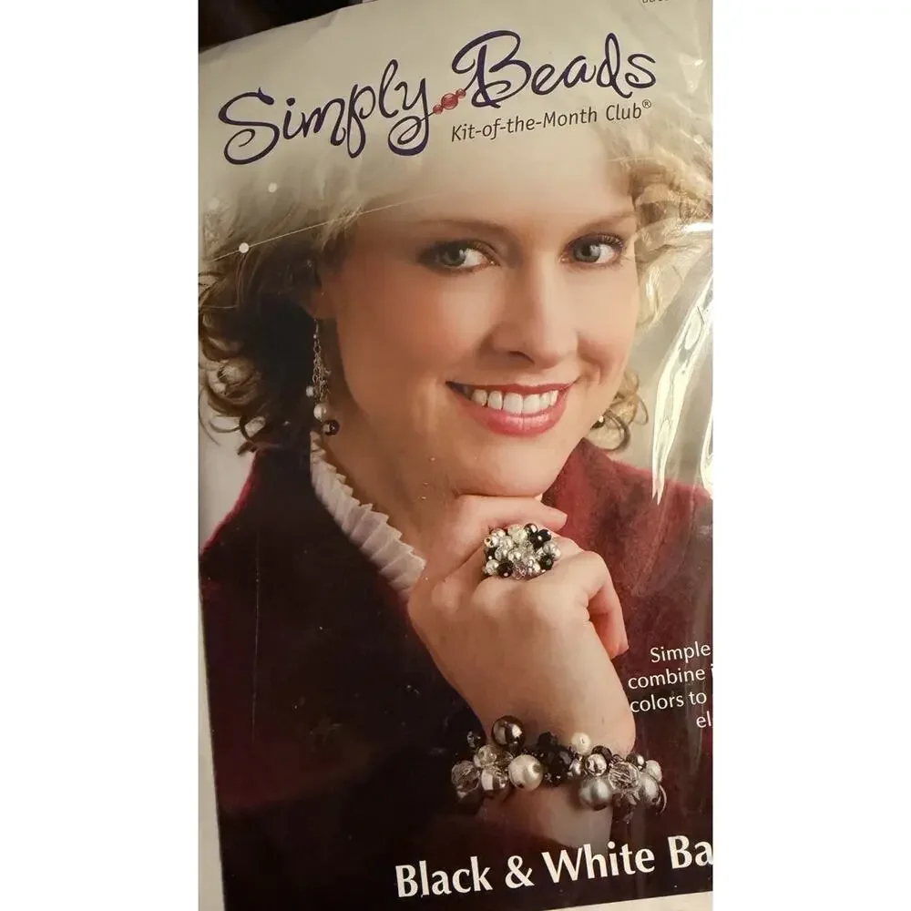 Lot 4 Simply Beads Kit of the Month Club Jewelry Making Kits NOS Sealed- Retired